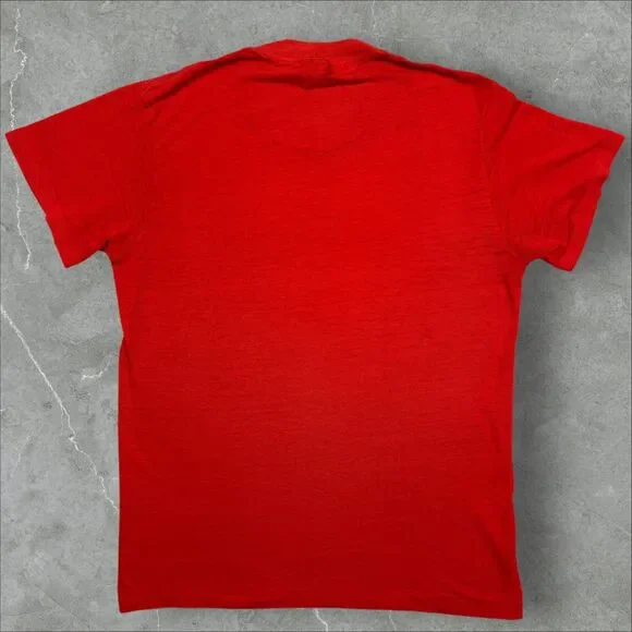 Vintage Original 1980’s Air Jordan Wings Logo Chicago Red Nike Blue Tag Shirt -M - Picture 2 of 8